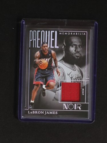 2024-25 Panini Noir Prequel Memorabilia #PM-LBJ LeBron James — front