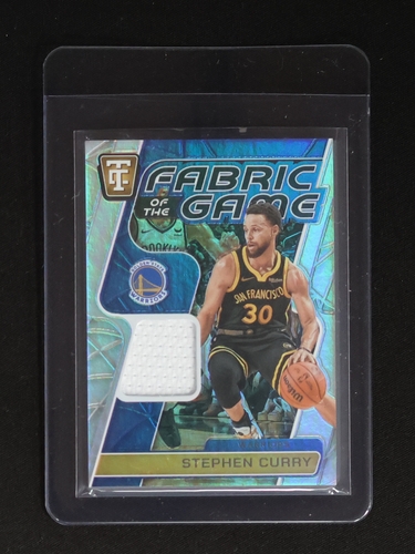 2024-25 Panini Totally Certified Fabric of the Game #FOG-STP Stephen Curry — front