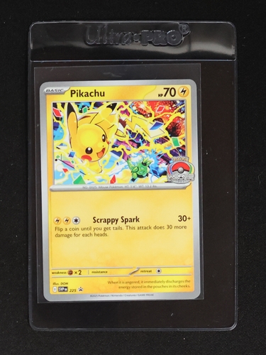 2025 Pokémon Sv: Scarlet & Violet Promo #225 Pikachu — front