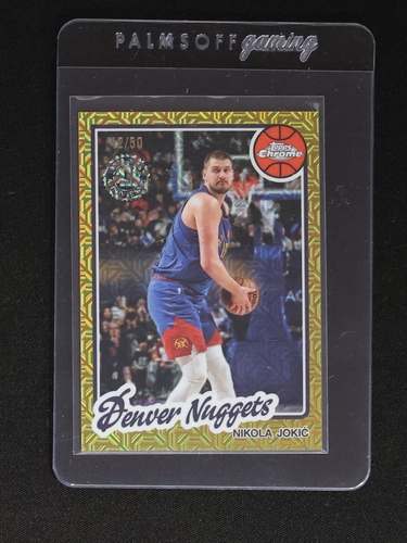 2025 Topps Chrome #50 Nikola Jokic — front