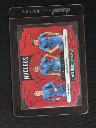 2024-25 Panini Obsidian Nucleus #Nucleus Cole Palmer Moises Caicedo Levi Colwill — front