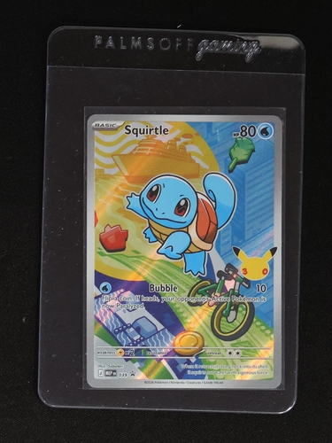 2026 Pokémon #039 Squirtle First Partner Illustration Black Star Promo — front