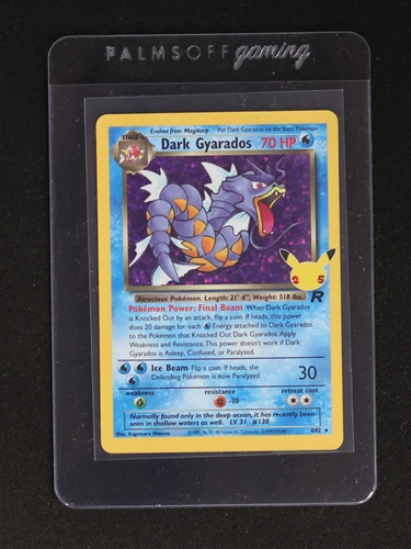 2021 Pokemon Celebrations Classic Collection #8 Dark Gyarados — front