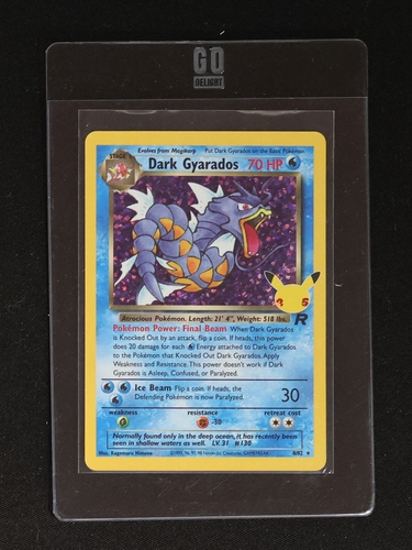 2021 Pokémon Celebrations #8 Dark Gyarados — front