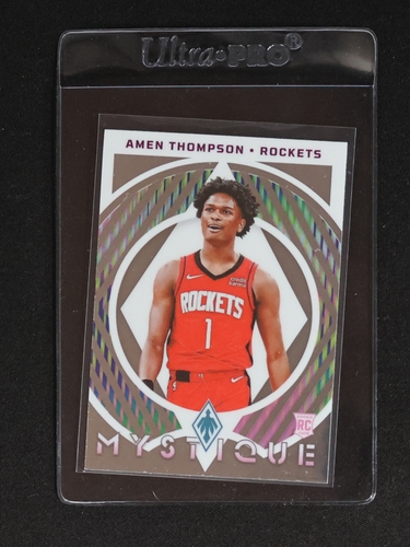2023-24 Panini Phoenix #6 Amen Thompson Mystique Rookie — front