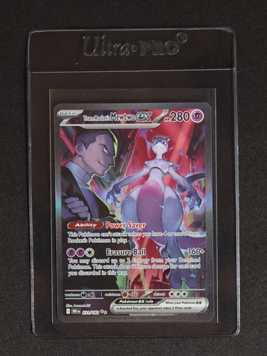 2022 Pokémon TCG Team Rocket's Mewtwo EX #231 — front