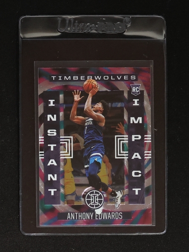 2020-21 Panini Illusions #7 Anthony Edwards Instant Impact Rookie — front