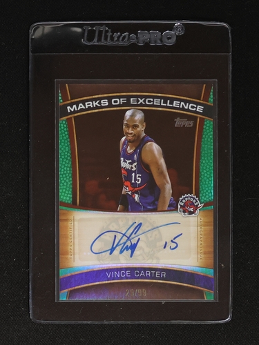 2025-26 Topps Marks of Excellence #ME-VC Vince Carter — front