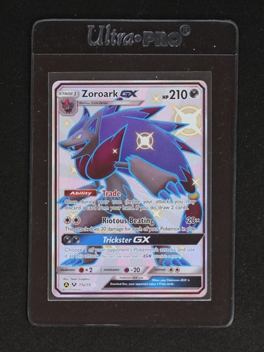 2019 Pokémon Hidden Fates #77a Zoroark GX — front
