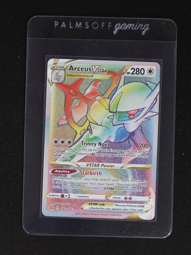2022 Pokémon TCG Brilliant Stars #176 Arceus VSTAR — front