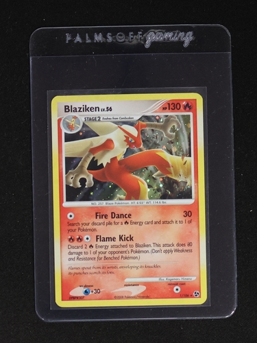 2008 Pokémon Great Encounters #1 Blaziken LV.56 — front