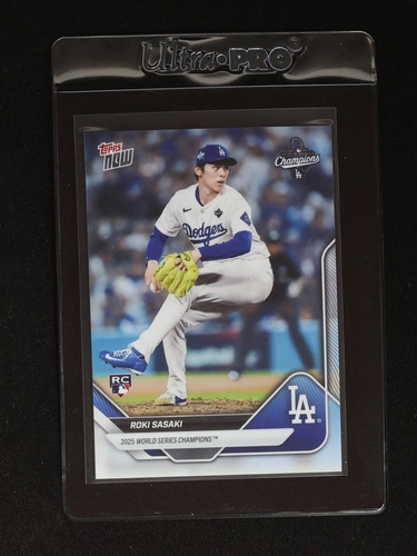 2025 Topps Now #WS-14 Roki Sasaki — front