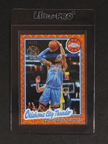 2025 Topps Chrome #TC-SG Shai Gilgeous-Alexander — front