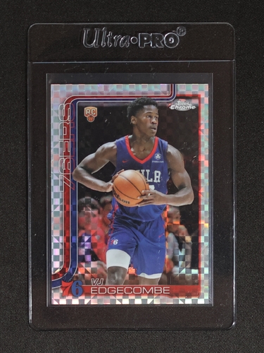 2025-26 Topps Chrome #253 VJ Edgecombe — front