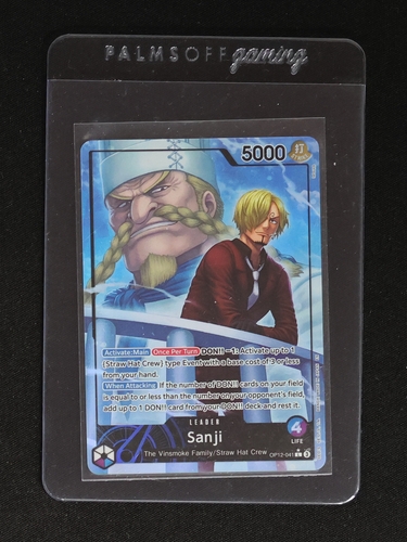 Bandai One Piece Card Game OP12-041 Sanji Leader — front