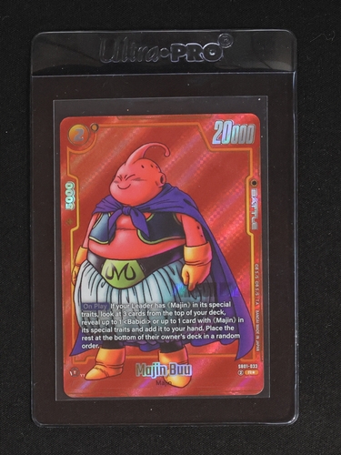 2023 Dragon Ball Super Fusion World Manga Booster #SB01-033 Majin Buu — front