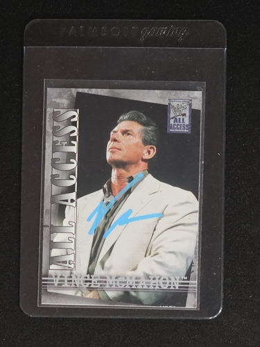 2002 Fleer WWF All Access #41 Vince McMahon — front