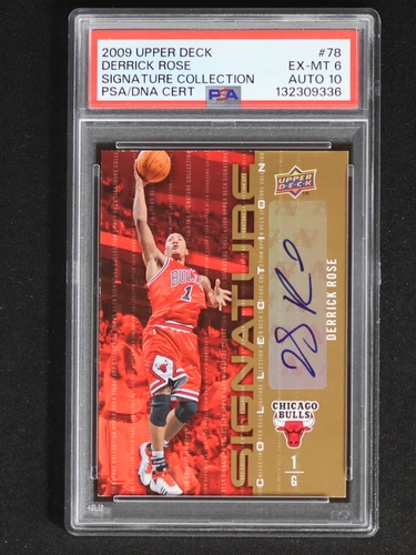 2009 Upper Deck #78 Derrick Rose Signature Collection — front