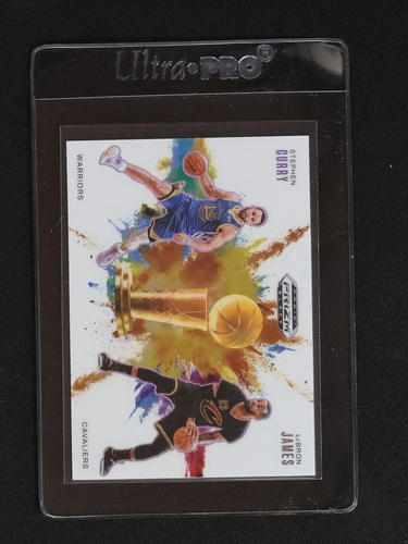 2021 Panini Court Kings Stephen Curry & LeBron James — front