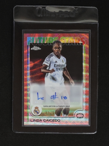 2024-25 Topps Chrome UEFA Women's #18 Linda Caicedo Future Stars — front