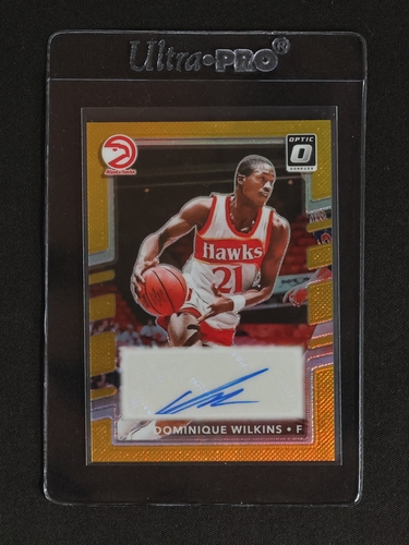 2021 Donruss Optic Retro Series Signatures #RS-DWL Dominique Wilkins — front