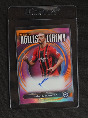 2024-25 Topps Merlin UEFA Club Competitions #AA-11 Zlatan Ibrahimović Ageless Alchemy — front