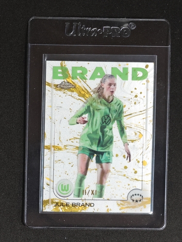 2024-25 Topps Chrome UEFA Women's #78 Jule Brand — front