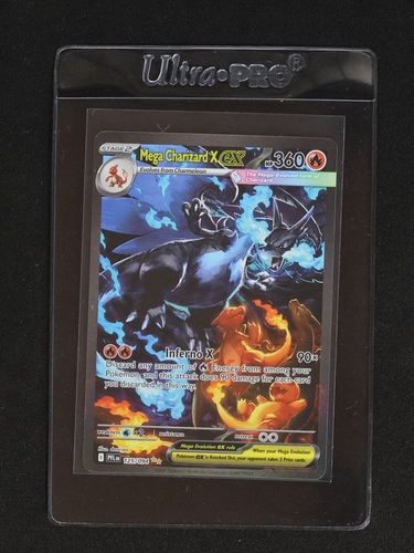 2012 Pokémon Me02: Phantasmal Flames #125 Mega Charizard X EX — front