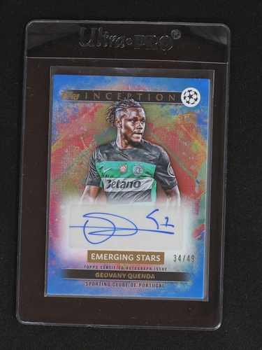 2024 Topps Inception UEFA Emerging Stars #34 Geovany Quenda — front