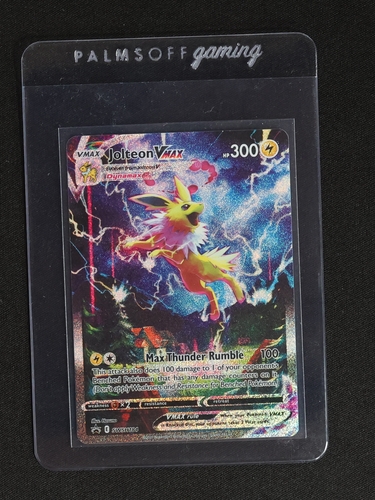 2021 Pokémon TCG SWSH184 Jolteon VMAX — front