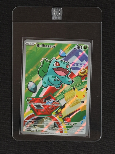 2026 Pokémon MEP #037 Bulbasaur First Partner Illustration — front