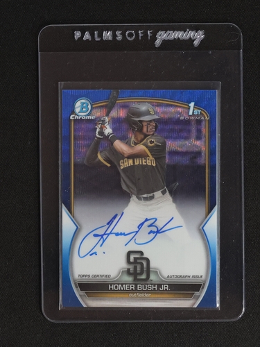 2023 Bowman Chrome Draft #CDA-HB Homer Bush Jr. — front