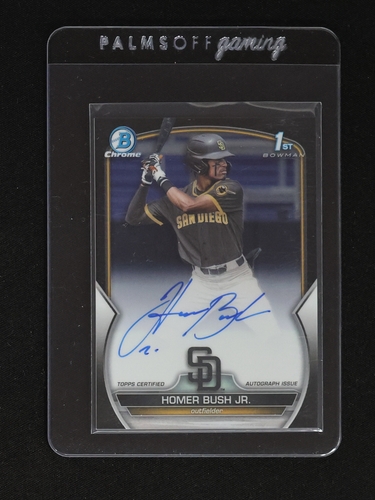 2023 Bowman Chrome #CDA-HB Homer Bush Jr. — front