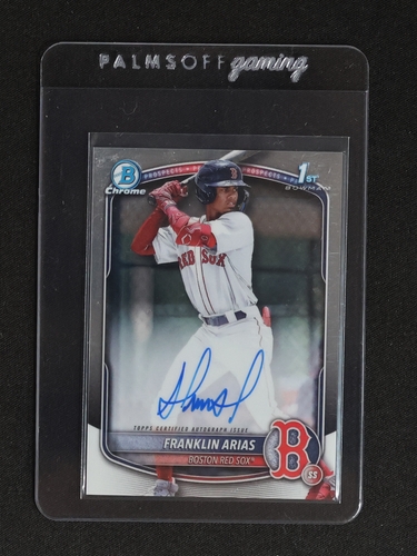 2025 Bowman Chrome Prospect Autographs #CPA-FA Franklin Arias — front
