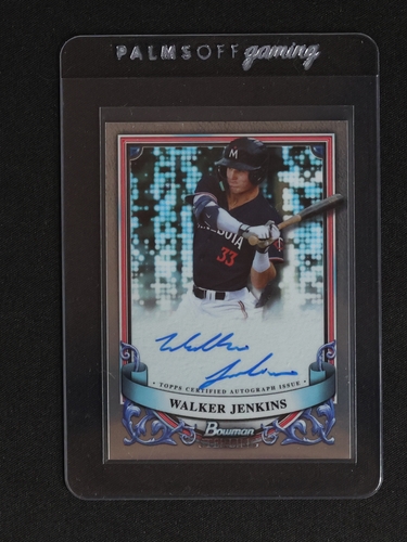2024 Bowman Sterling Prospect Autographs #PA-WJ Walker Jenkins — front