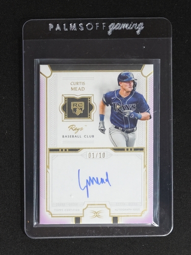 2024 Topps Definitive Rookie Autographs #DRA-CM2 Curtis Mead — front