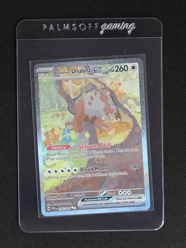 2023 Pokémon SV06 #216 Bloodmoon Ursaluna ex — front