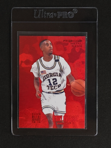 2013-14 Fleer Retro #226 Kenny Anderson Georgia Tech Yellow Jackets Precious Metal Gems — front