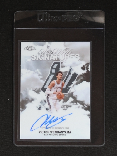 2025-26 Topps Chrome Sky-Write Signatures #SWS-VW Victor Wembanyama — front