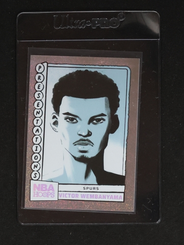 2023-24 Panini NBA Hoops #20 Victor Wembanyama Presentations SSP Rookie — front