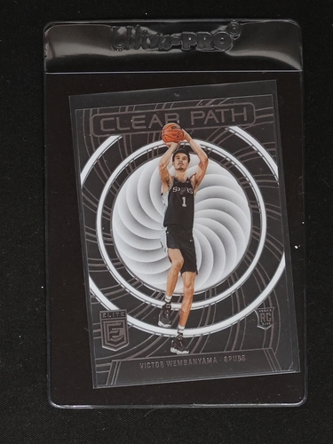2023-24 Panini Donruss Elite #4 Victor Wembanyama Clear Path Rookie — front