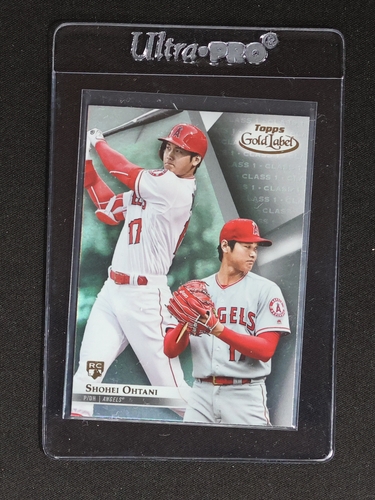 2018 Topps Gold Label #17 Shohei Ohtani Rookie Card — front