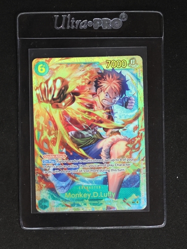 One Piece TCG OP13-118 Monkey D. Luffy Carrying On His Will Secret Rare — front