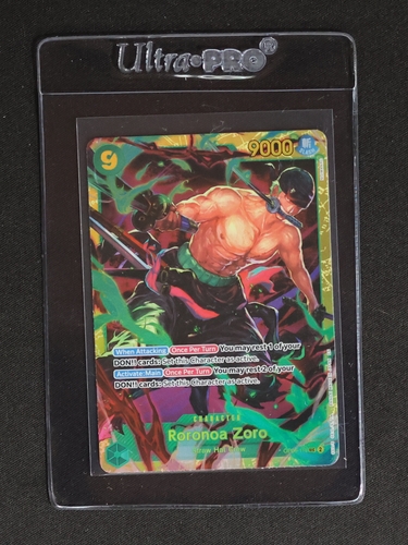 One Piece TCG OP06-118 Roronoa Zoro Secret Rare — front