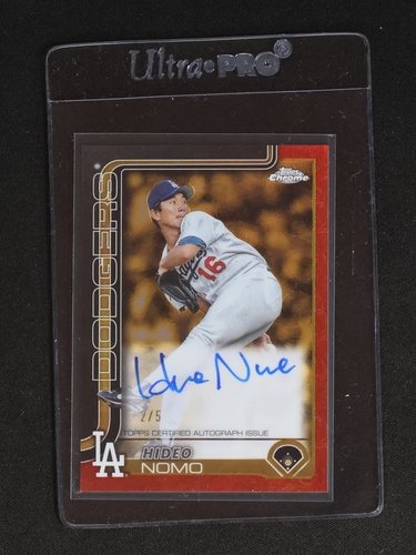2025 Topps Gilded Collection #CGA-YY Hideo Nomo — front