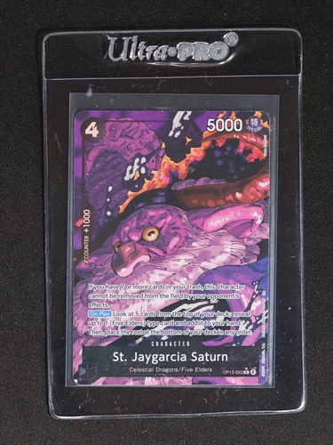 One Piece Card Game OP13-083 St. Jaygarcia Saturn (Alternate Art) Carrying On His Will — front