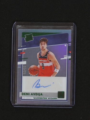 2020-21 Panini Donruss Clearly #RRA-DAV Deni Avdija — front