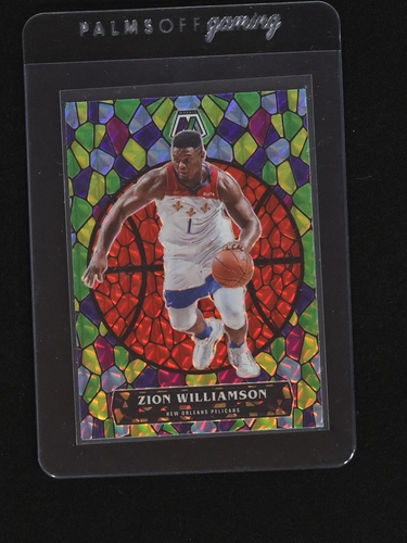 2020-21 Panini Mosaic #10 Zion Williamson — front