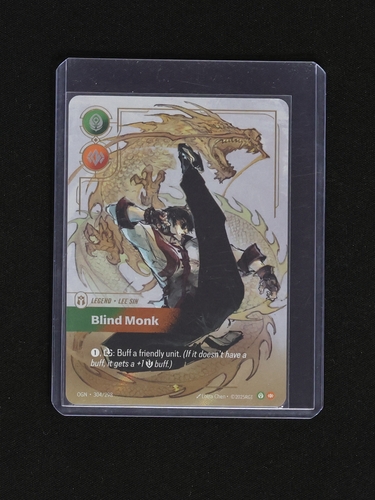2025 Riftbound Origins #304 Lee Sin Blind Monk — front