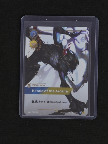2025 League of Legends Riftbound Origins #265 Viktor Herald of the Arcane — front